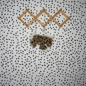 Leopard Unicorn Plush Fuzzy Animal Girls Crossbody Purse